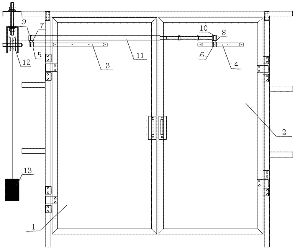 平衡式對開風門