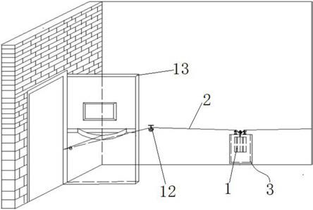 墜砣式風(fēng)門(mén)閉鎖裝置