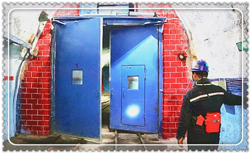 對開式無壓風門