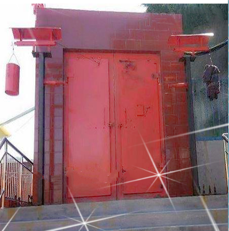 煤礦斜井行車全自動(dòng)防爆門