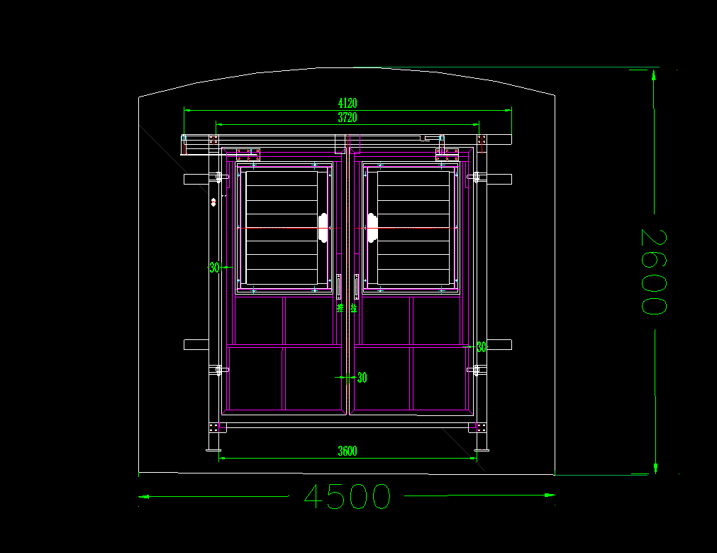 礦用調(diào)節(jié)風門,百葉窗式調(diào)節(jié)風門圖紙