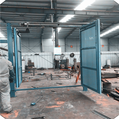 高分子復(fù)合板材全自動單軌吊無壓風門