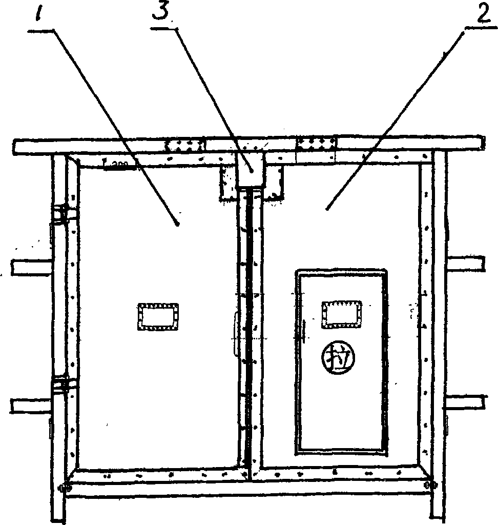 高分子復(fù)合板材全自動單軌吊無壓風門